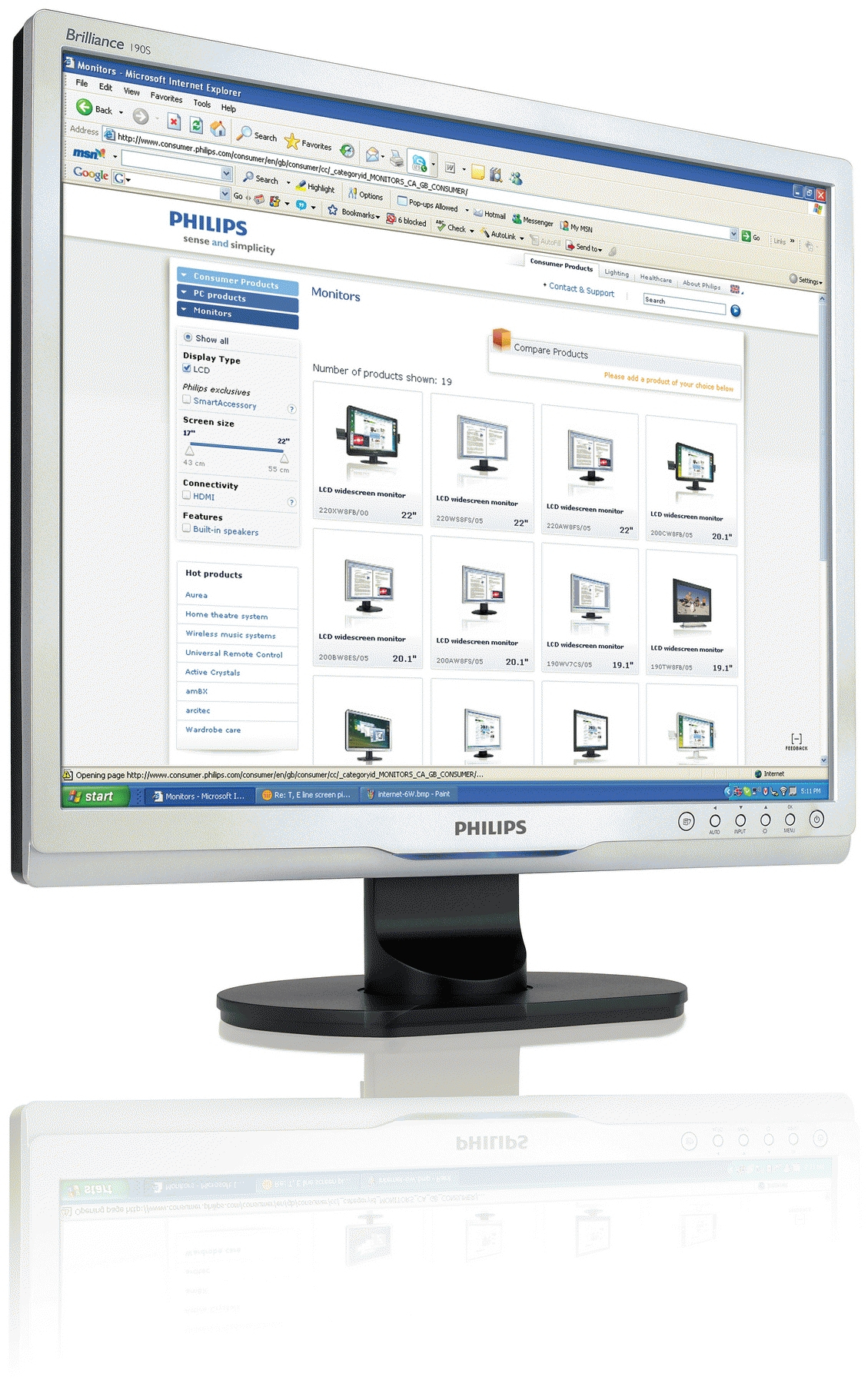 Philips Brilliance LCD monitor 190S9FS/05