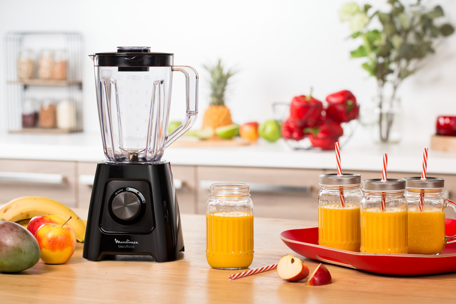 Moulinex LM425 1 L Tabletop blender 600 W Black – image 5