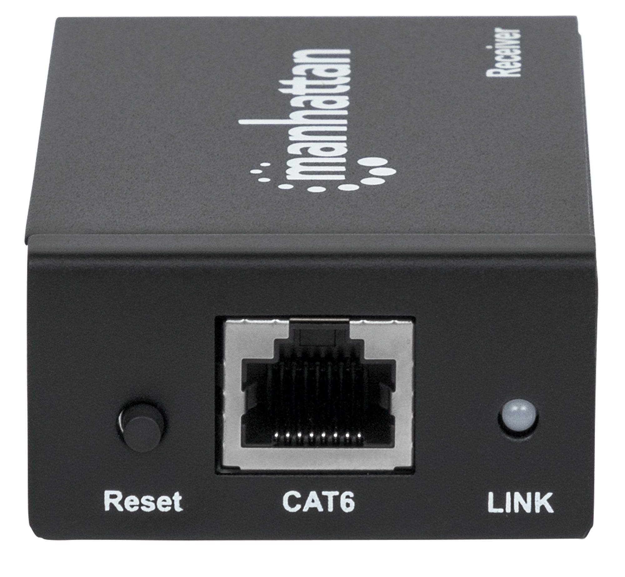Manhattan 1080p HDMI Extending Receiver Unit, Receives One Input Signal from Transmitter up to 50m, Single Ethernet Cable per Receiver, use with 207829, Black, – image 3
