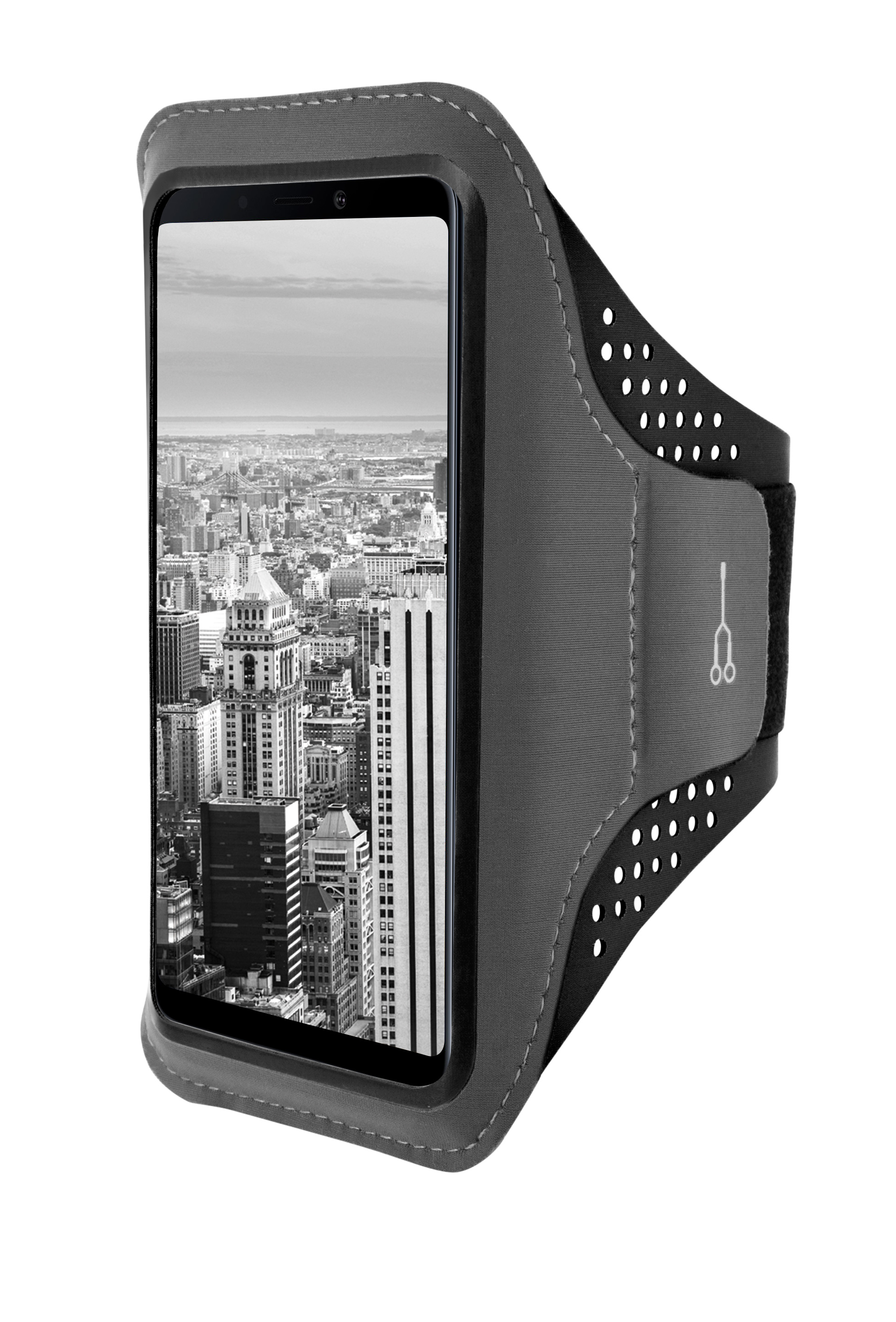 Mobiparts Comfort Fit Sport Armband Samsung Galaxy A9 (2018) Black – image 1