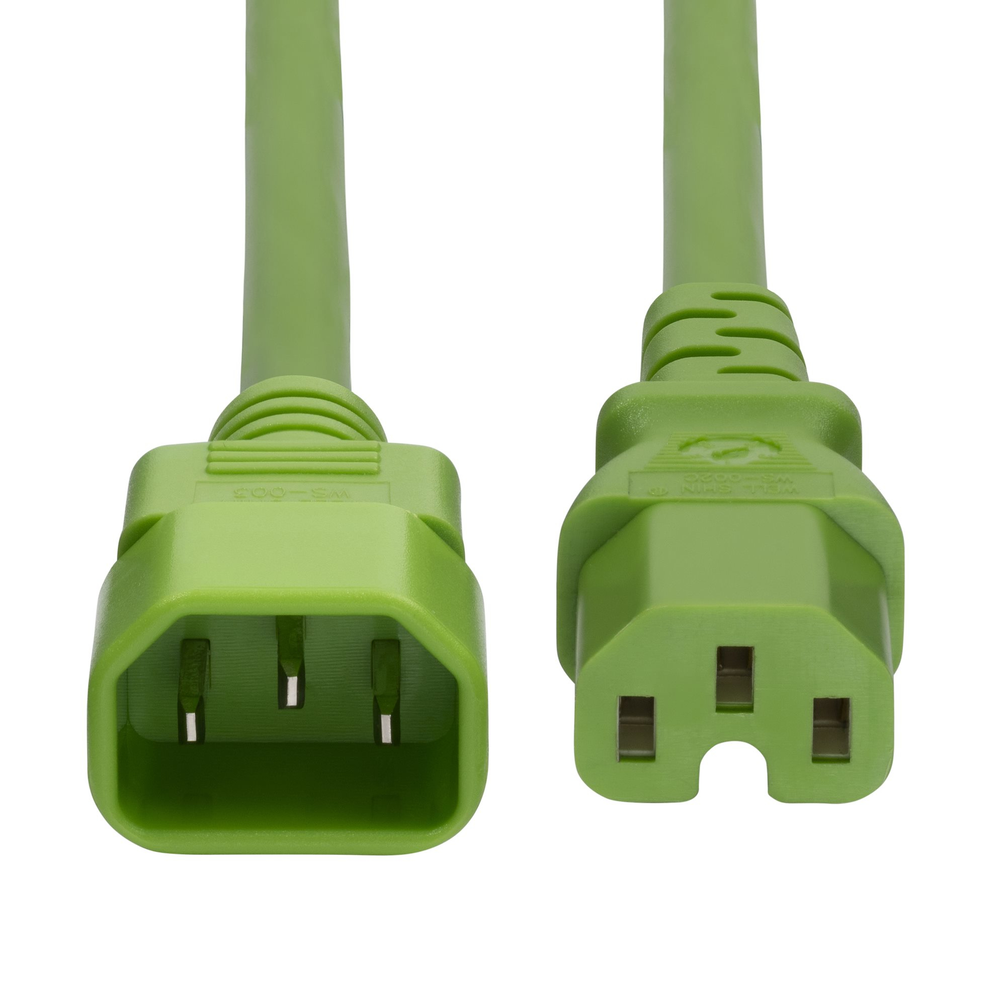 Resim StarTech.com 8915-4606-POWER-CORD Yeşil 1.8 m C14 - C15 Güç Kablosu