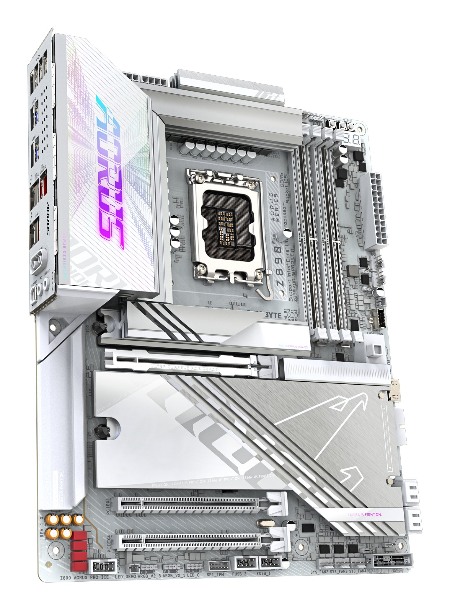 Tarjeta Madre Gigabyte Z890 AORUS PRO ICE - Socket 1851 - 4x DDR5 - 5600/6400/9500(OC)MHz - USB - HDMI - ATX - Z890 AORUS PRO ICE Tarjeta Madre Gigabyte Z890 AORUS PRO ICE - Socket 1851 - 4x DDR5 - 5600/6400/9500(OC)MHz - USB - HDMI - ATX - Z890 AORUS PRO ICE