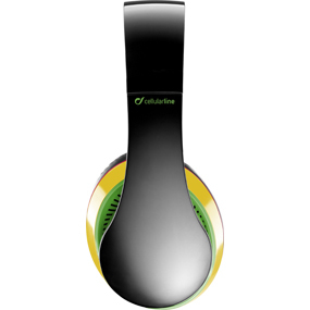 Cellularline JACKWASP3 headphones/headset Wired Head-band Black, Yellow – image 2