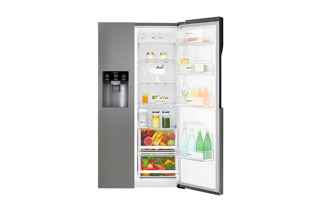 LG GSL361ICEV side-by-side refrigerator Freestanding – image 3
