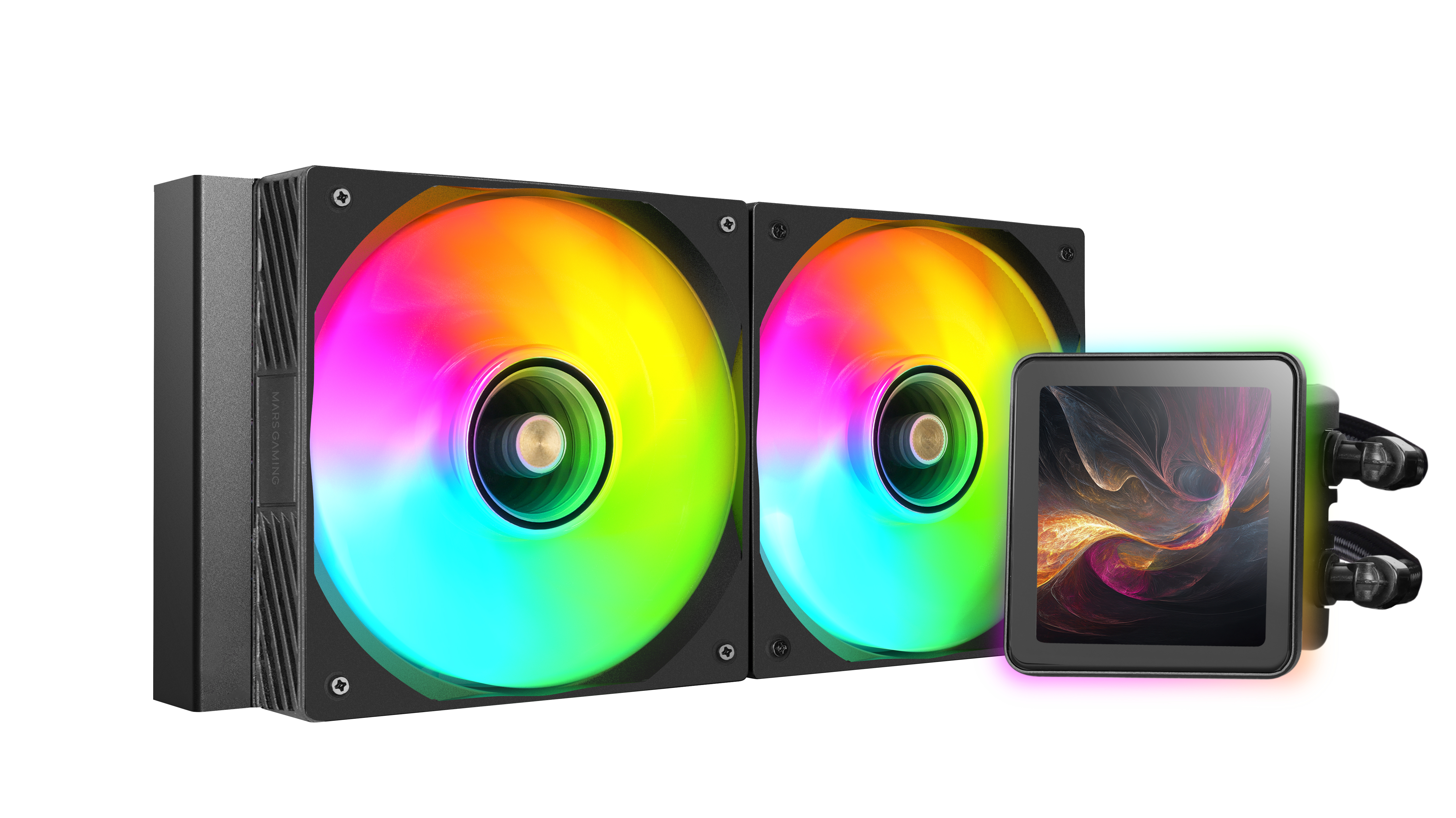 Mars Gaming ML-VISIONPRO240 Processor All-in-one liquid cooler 12 cm Black 1 pc(s) image 1
