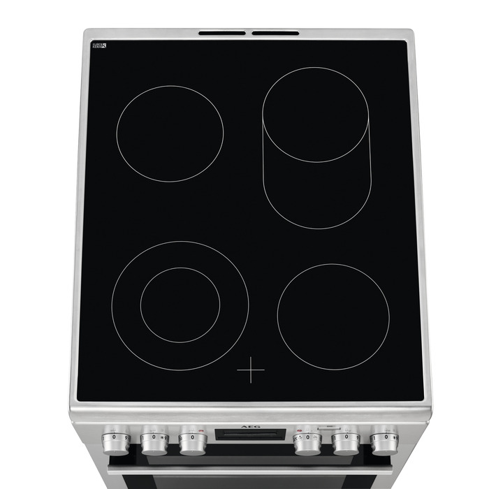 AEG CCB56401BX cooker Freestanding cooker Electric Ceramic hob Stainless steel – image 4