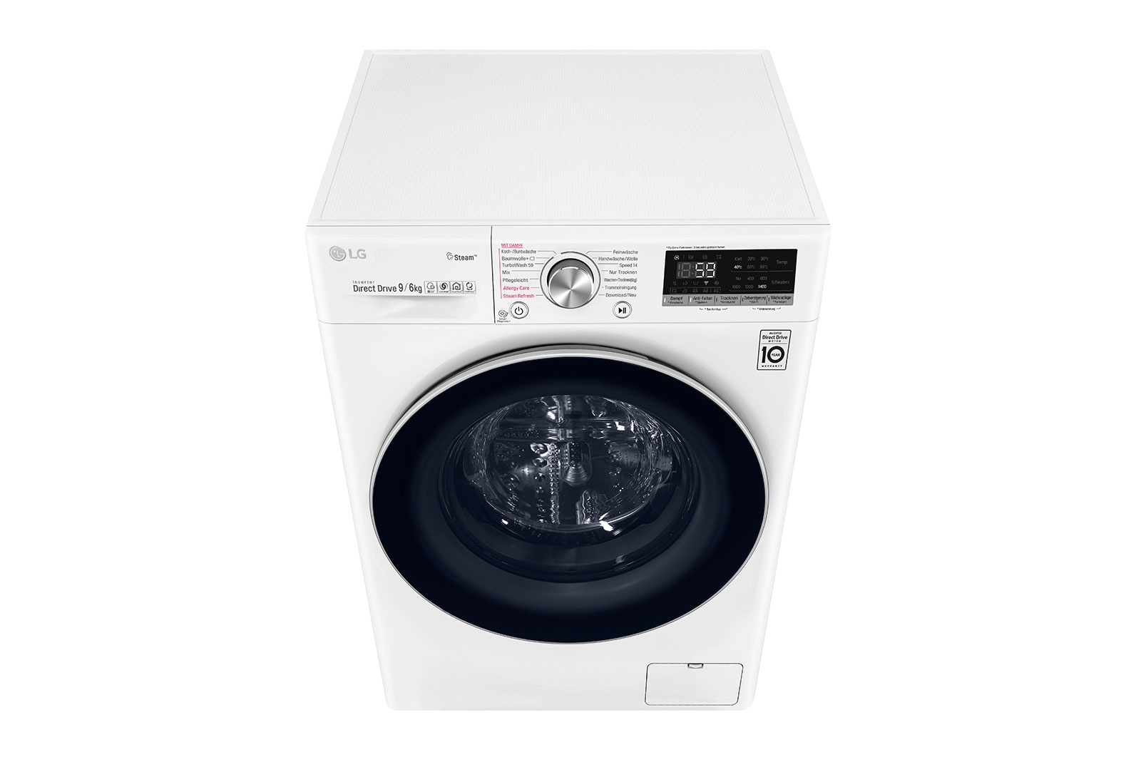 LG V7WD906 washer dryer Freestanding Front-load White – image 9