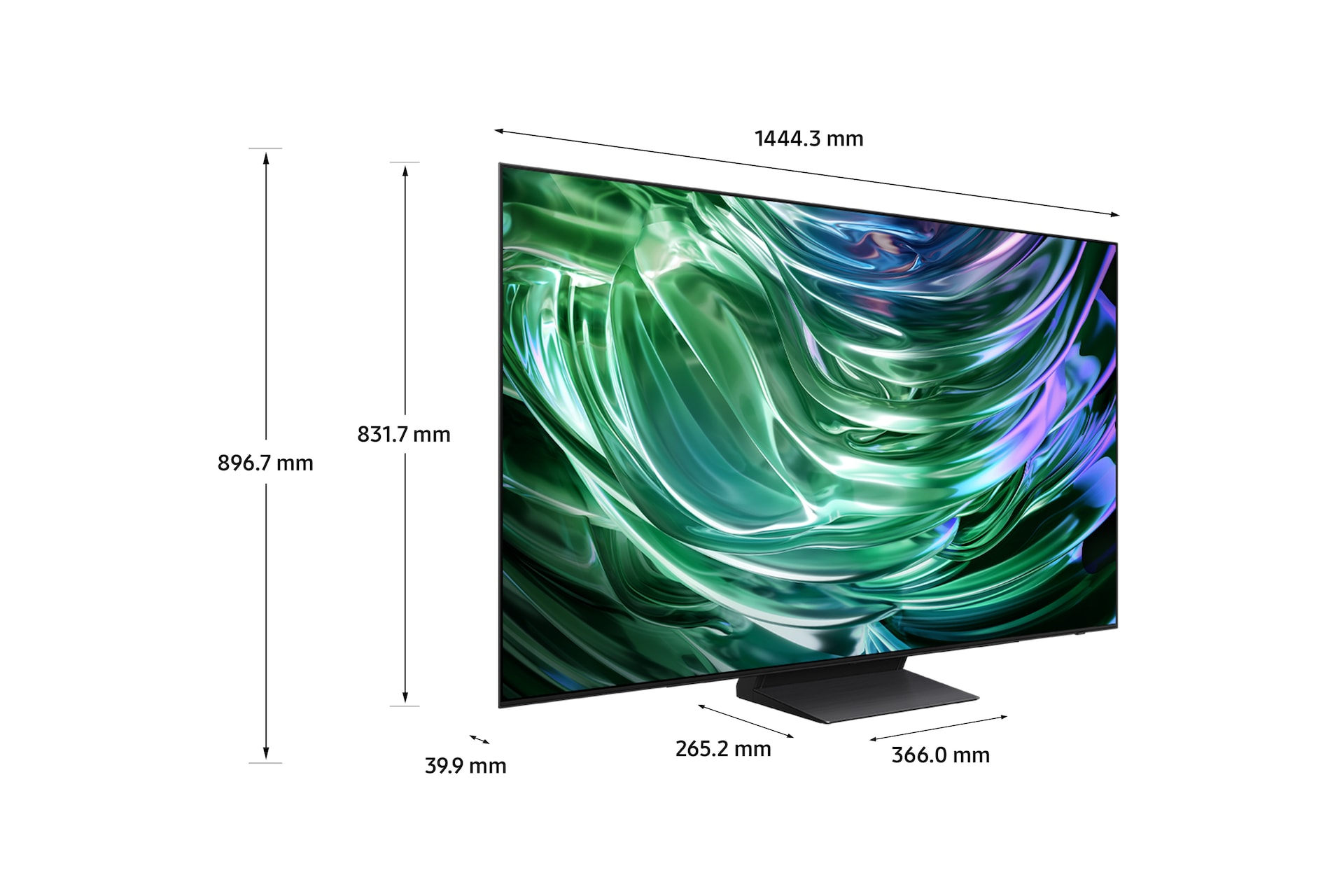 Samsung S90D 65” OLED 4K Smart TV (2024) and Galaxy Buds3 Pro (White) – image 4