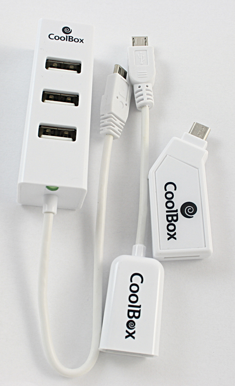 CoolBox COO-POTG interface hub 480 Mbit/s White – image 4