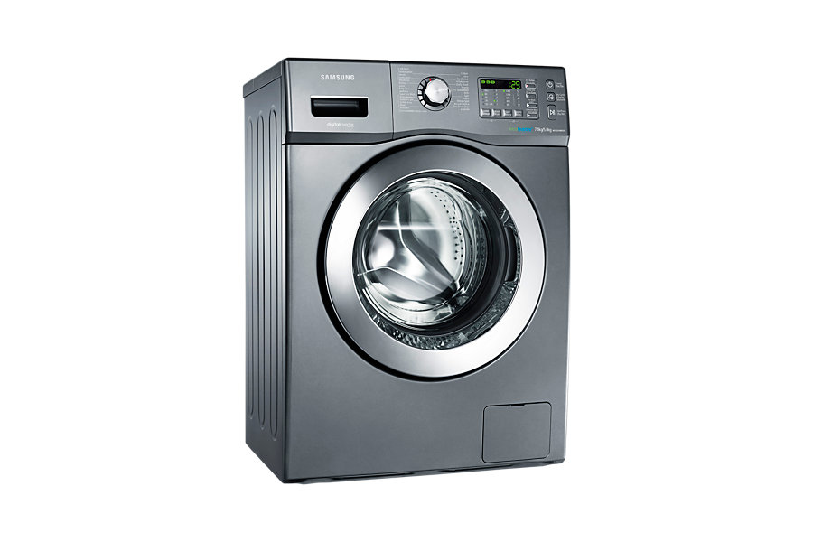 Samsung WD752U4BKGD washer dryer Freestanding Front-load Stainless steel – image 4
