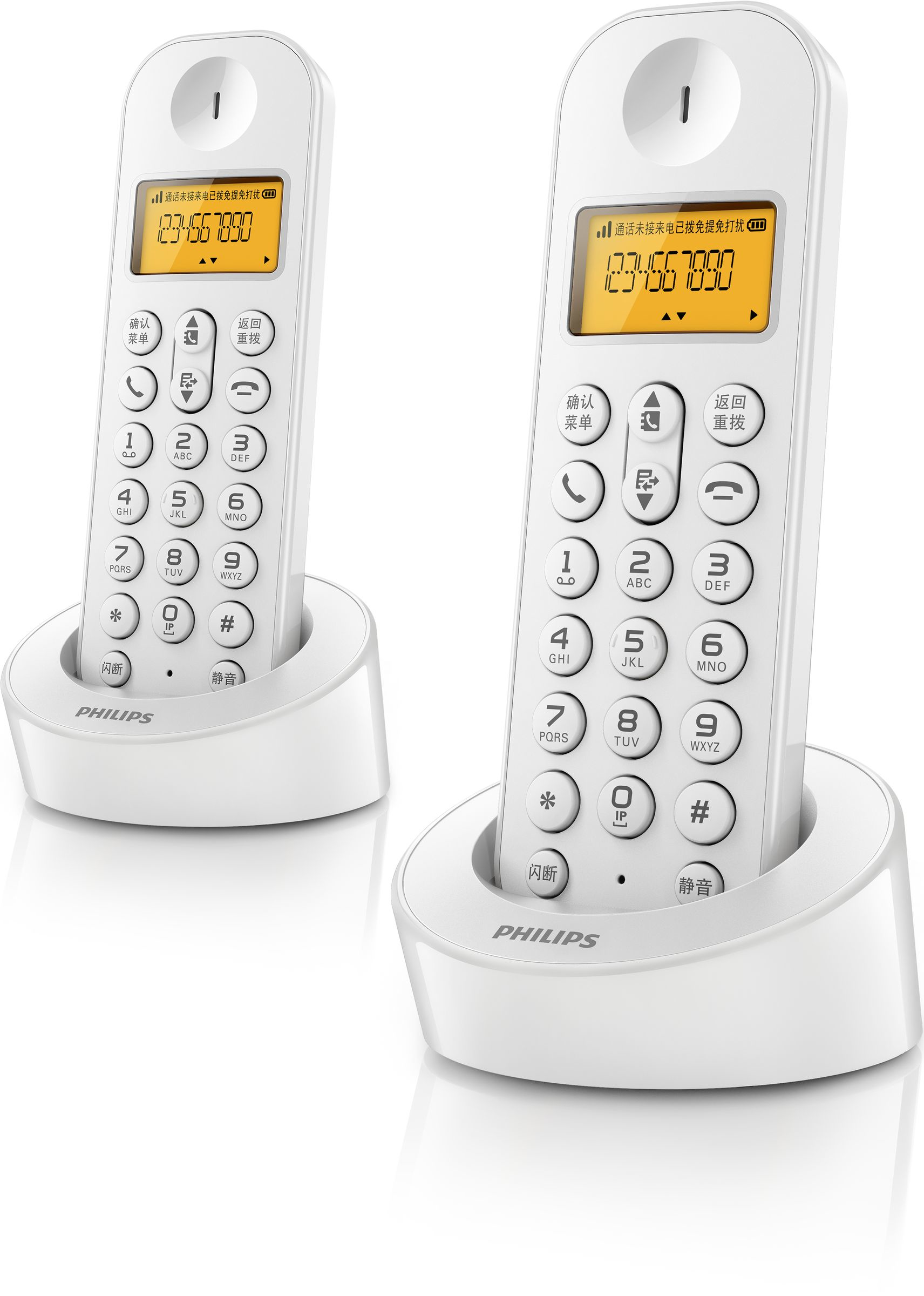 Philips DCTG1202W/93 telephone DECT telephone Caller ID White