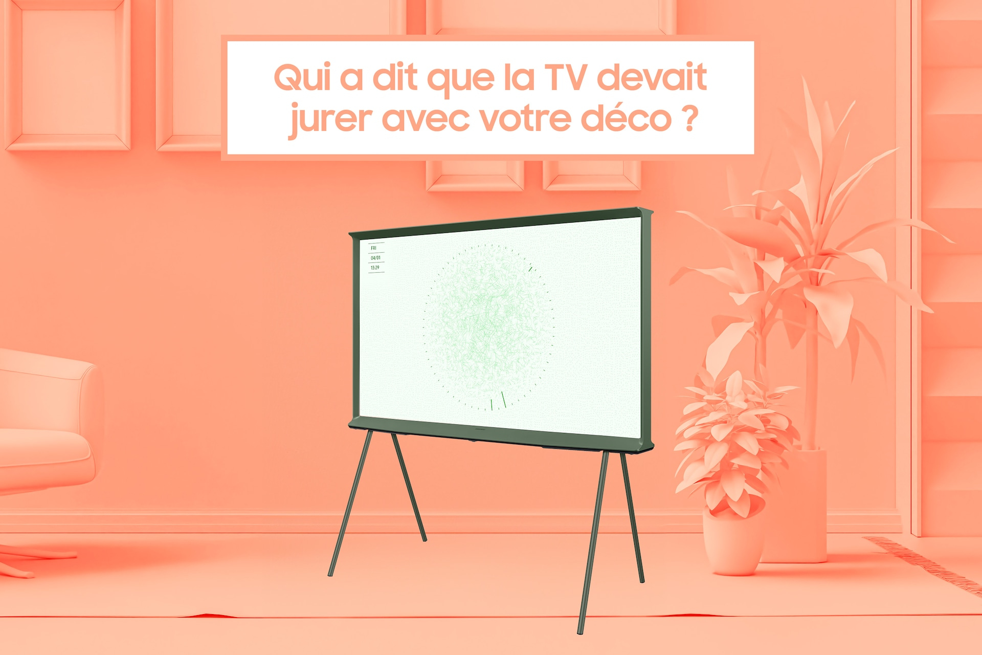 TV QLED SAMSUNG The Serif TQ43LS01D Vert 2024 — photo 2