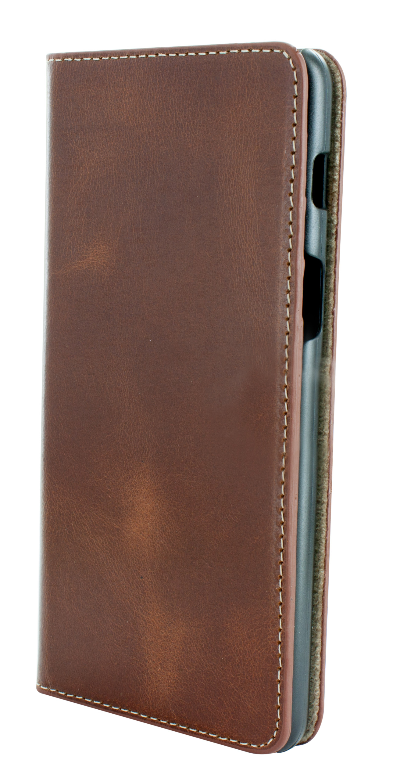 Mobiparts Excellent Wallet Case Samsung Galaxy A8 (2018) Oaked Cognac – image 2