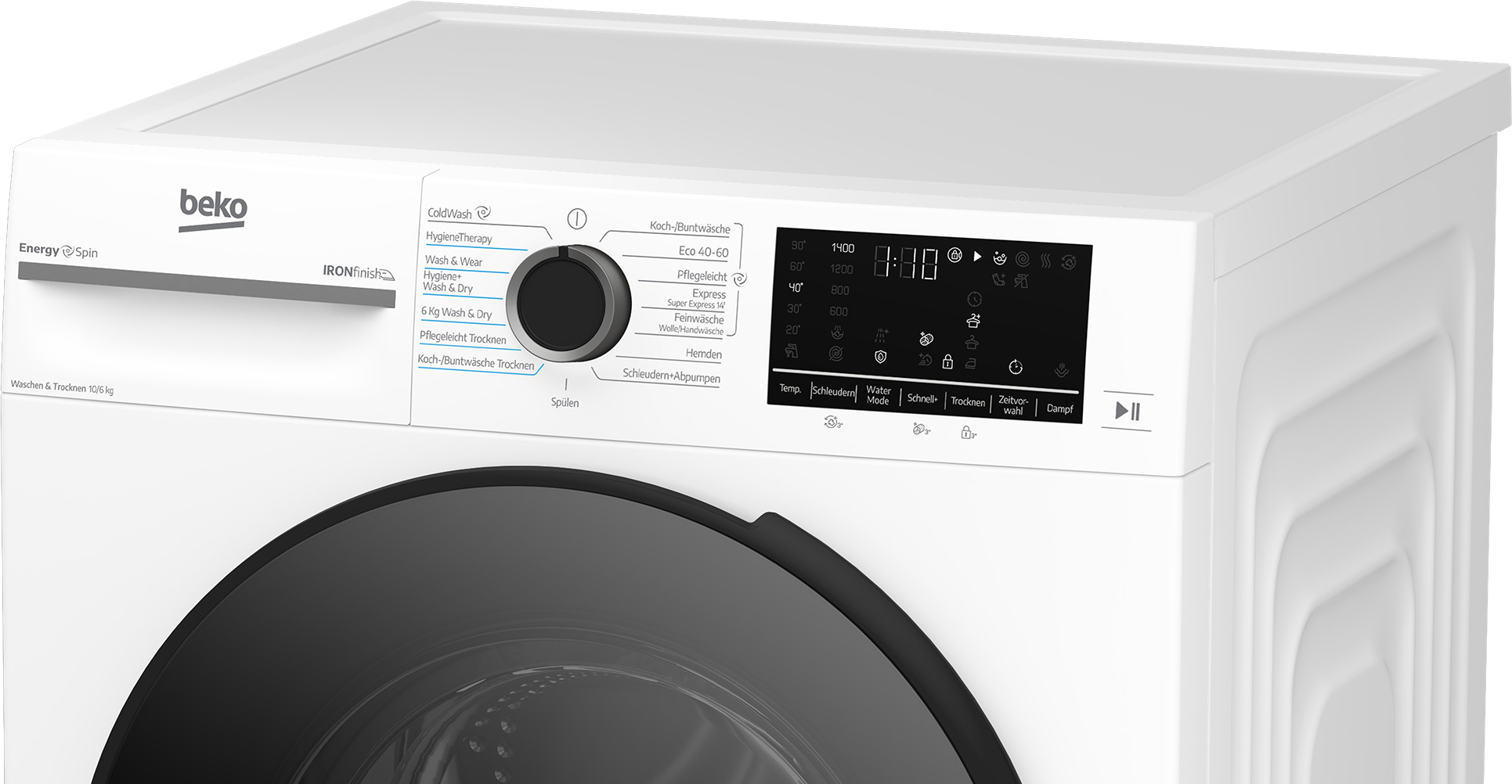 Beko BDFT4104A20C washer dryer Freestanding Front-load White – image 3