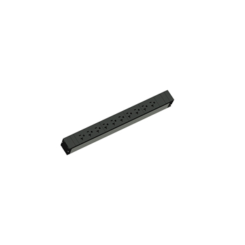 Legrand LP-21110 power distribution unit (PDU) 10 AC outlet(s) 1U Black, Silver – image 1