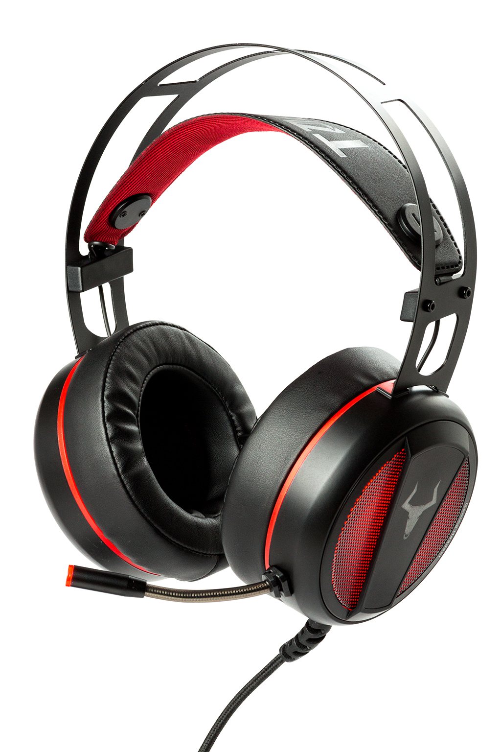 itek ITHH800 headphones/headset Wired Head-band Gaming Black – image 1