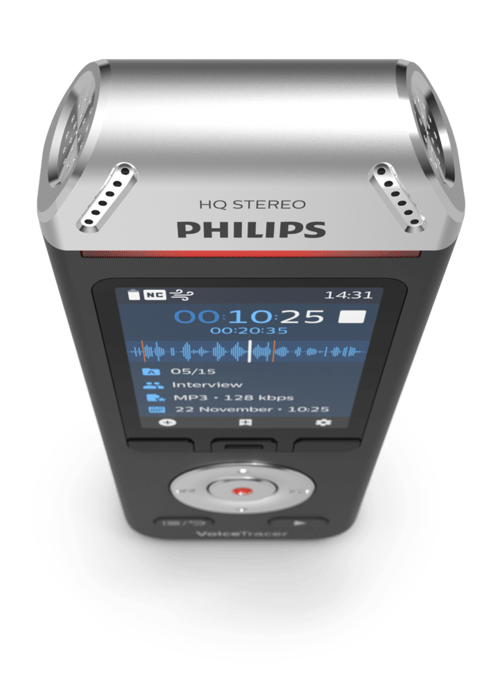 Philips Voice Tracer DVT2110/00 dictaphone Flash card Black, Chrome – image 2