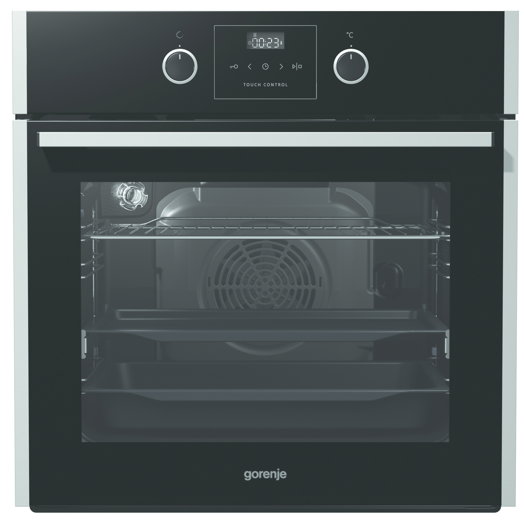 Gorenje BO637E21XG 67 L 3300 W Black, Stainless steel