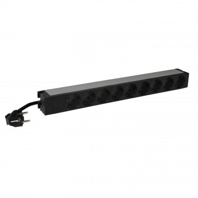Legrand 646821 power distribution unit (PDU) 9 AC outlet(s) 1U Black