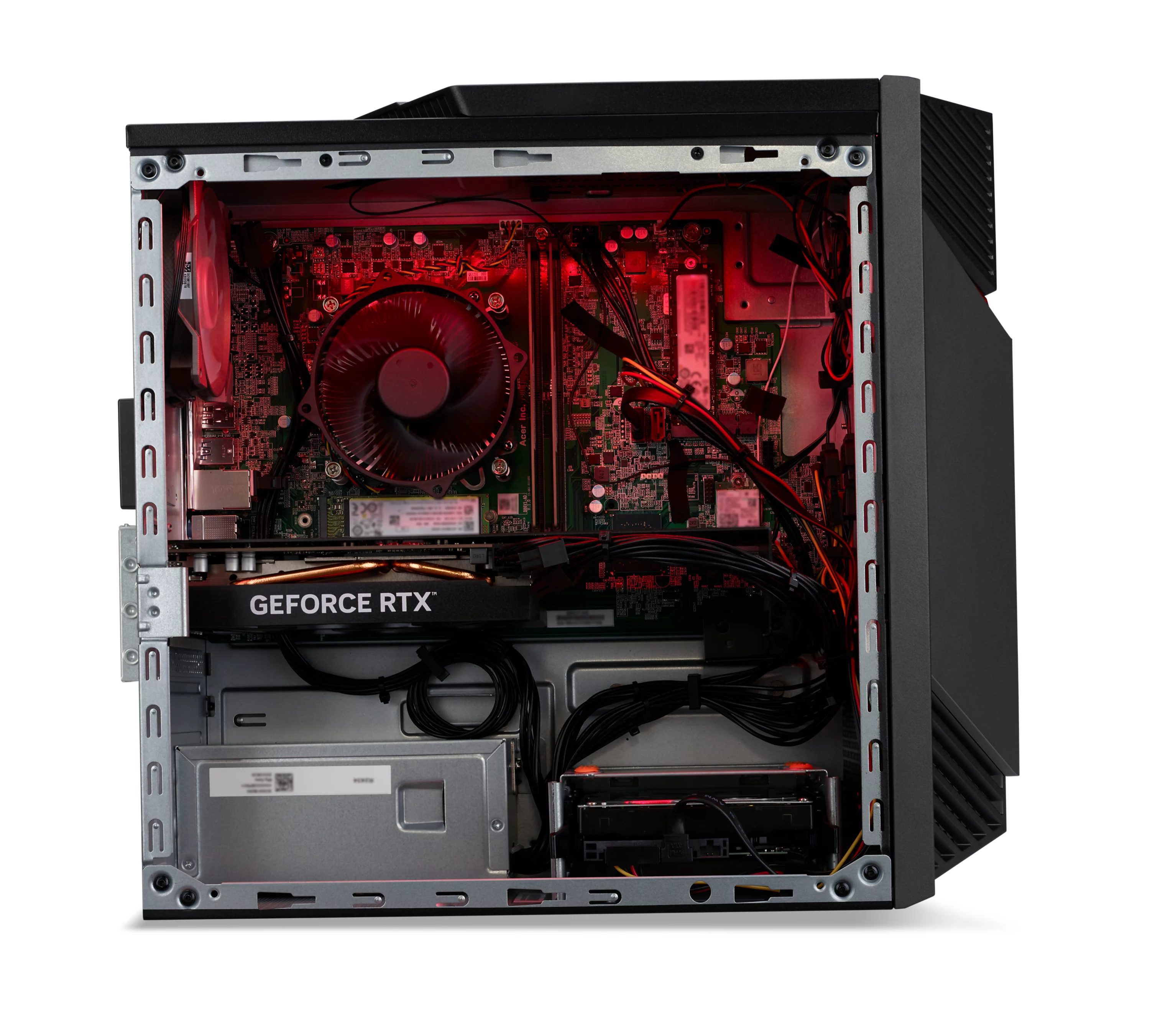 Acer Nitro 50 (N50-660) Intel Core Ultra 7 265F 32 GB DDR5-SDRAM 1 TB SSD NVIDIA GeForce RTX 5060 Windows 11 Home Desktop PC Black, Red image 5