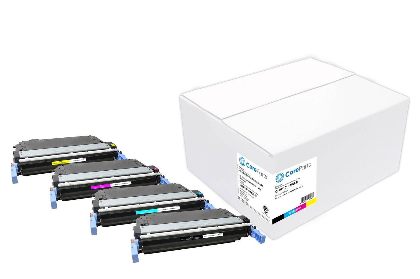 CoreParts QI-HP1016-MULTI toner cartridge 4 pc(s) Compatible Black