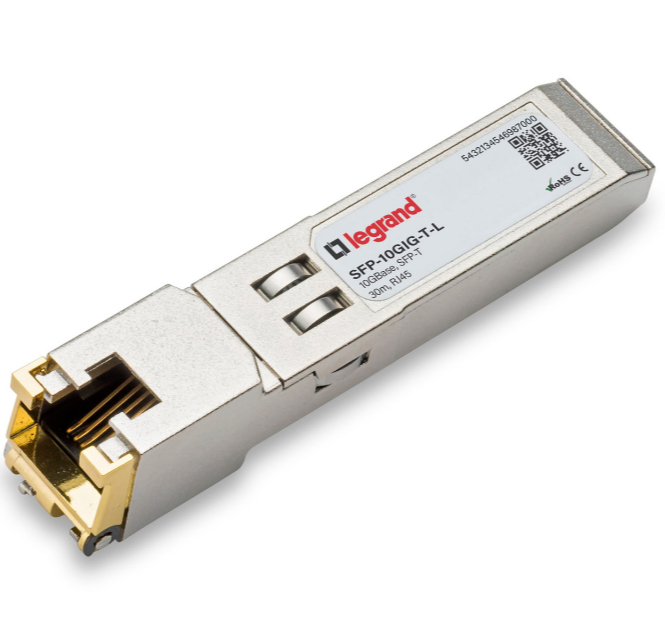 Legrand SFP-10GIG-T-L network transceiver module Fiber optic SFP+
