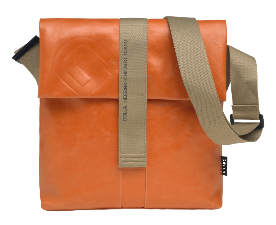 Golla Claude Messenger case Blue, Orange