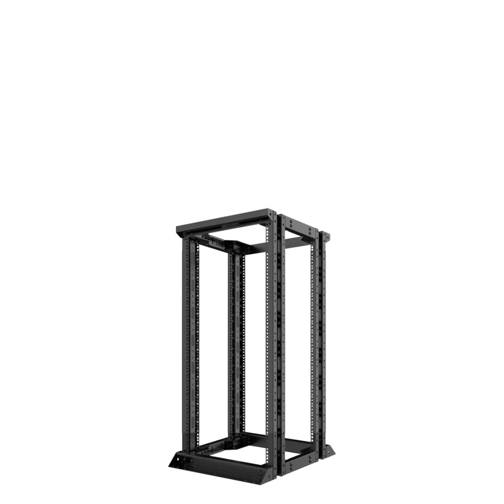 Lanview ROF26UDF86BL rack cabinet 26U Freestanding rack Black
