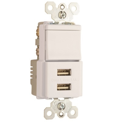 Legrand TM83USBWCC6 mobile device charger Universal White AC Indoor