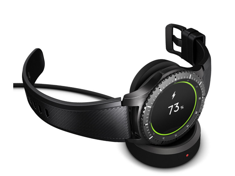 Samsung EP-YO760BBEGUS mobile device charger Smartwatch Black AC Indoor