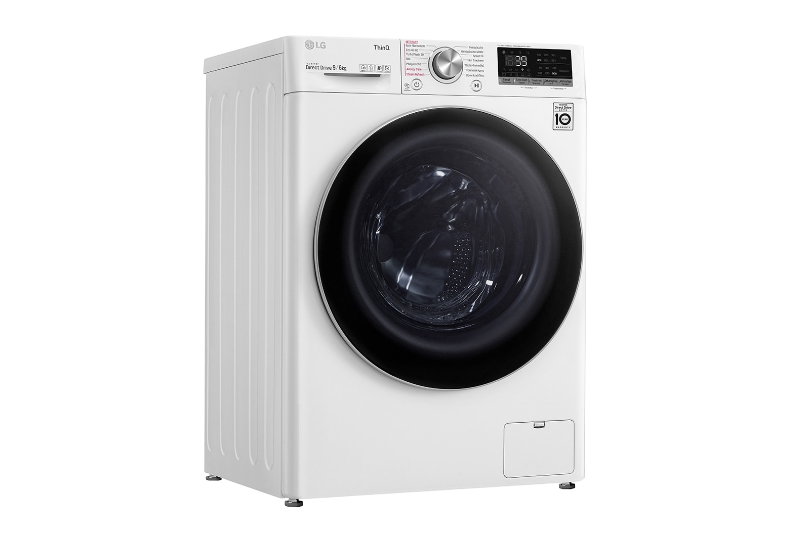 LG V7WD906A washer dryer Freestanding Front-load White – image 2