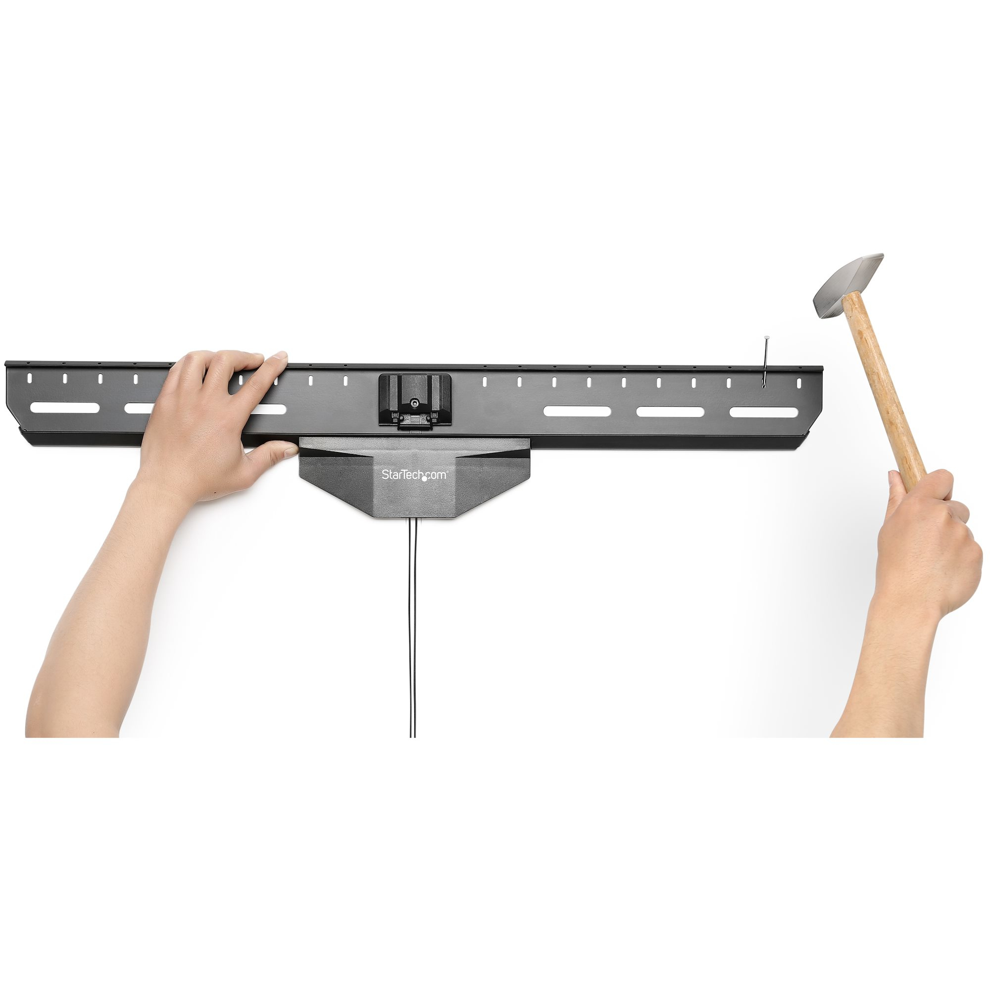 StarTech.com No-Stud TV Wall Mount - Low Profile Heavy Duty VESA TV Wall Mount for up to – image 6