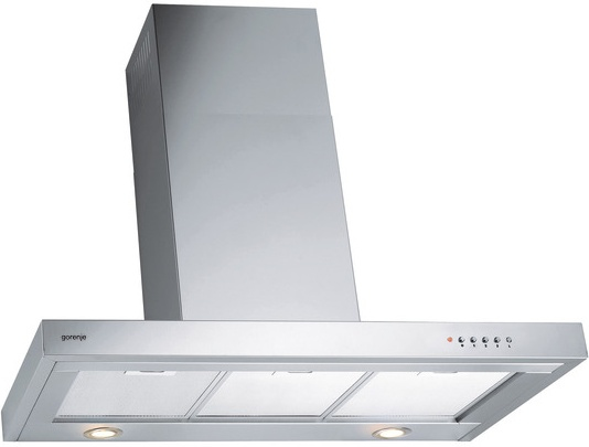 Gorenje DT9345E cooker hood Wall-mounted Silver 421 m³/h