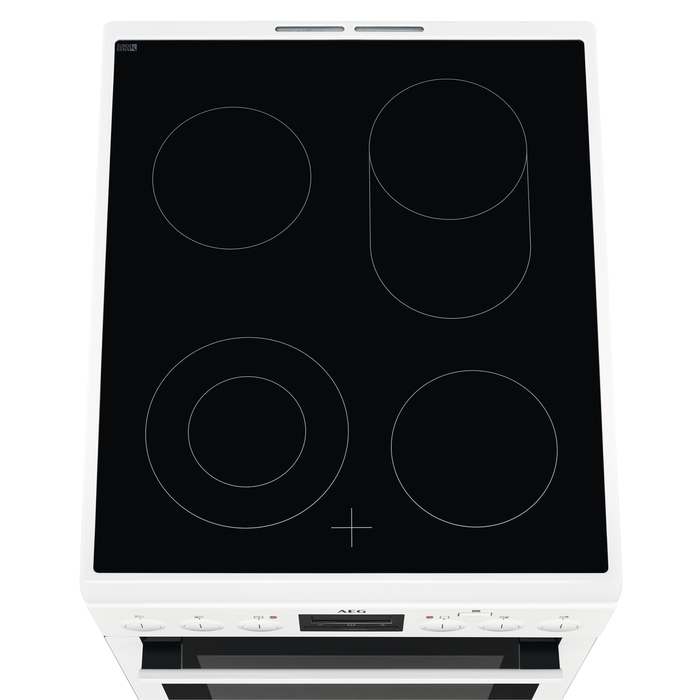AEG CCB56400BW Freestanding cooker Electric Ceramic hob Black, White – image 4