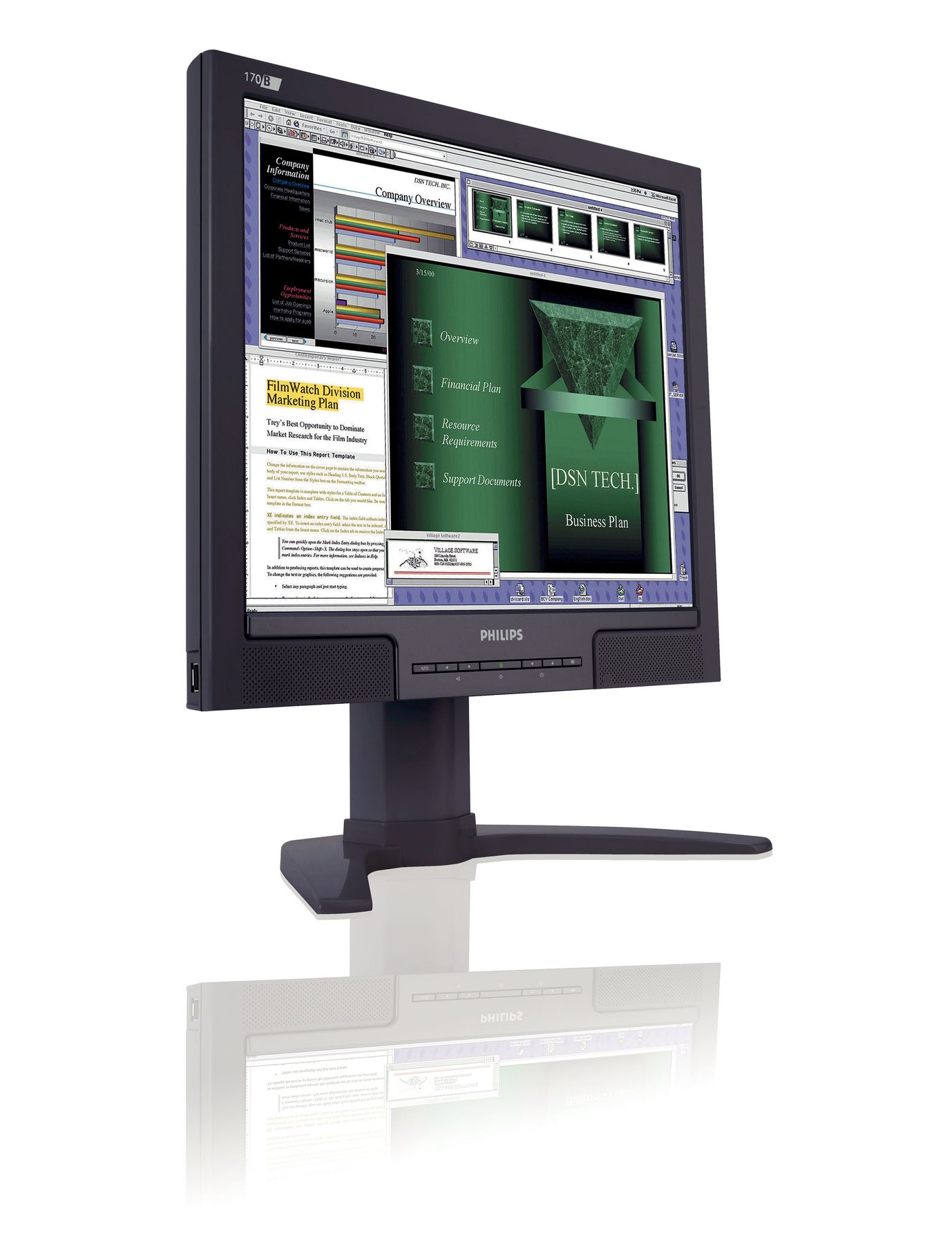 Philips 170B7CB 17" SXGA LCD monitor