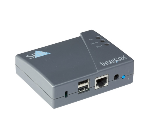 PS03A print server Ethernet LAN Grey