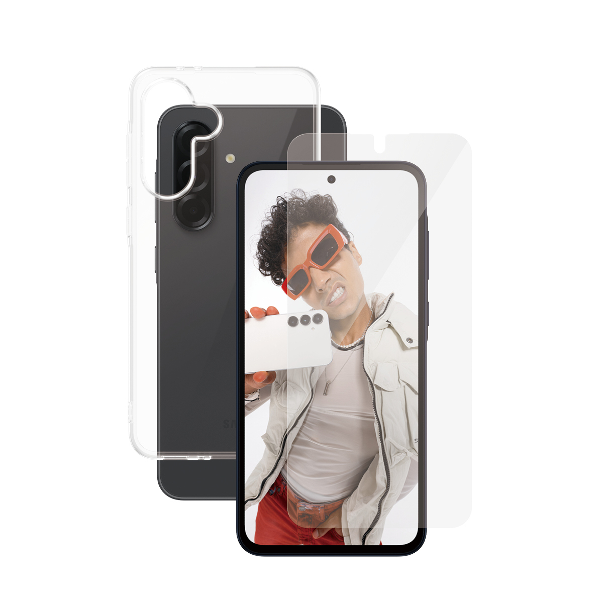 PanzerGlass SAFE. by ® 2-in-1 Bundle Samsung Galaxy A36 5G Pellicola proteggischermo trasparente 50 pz