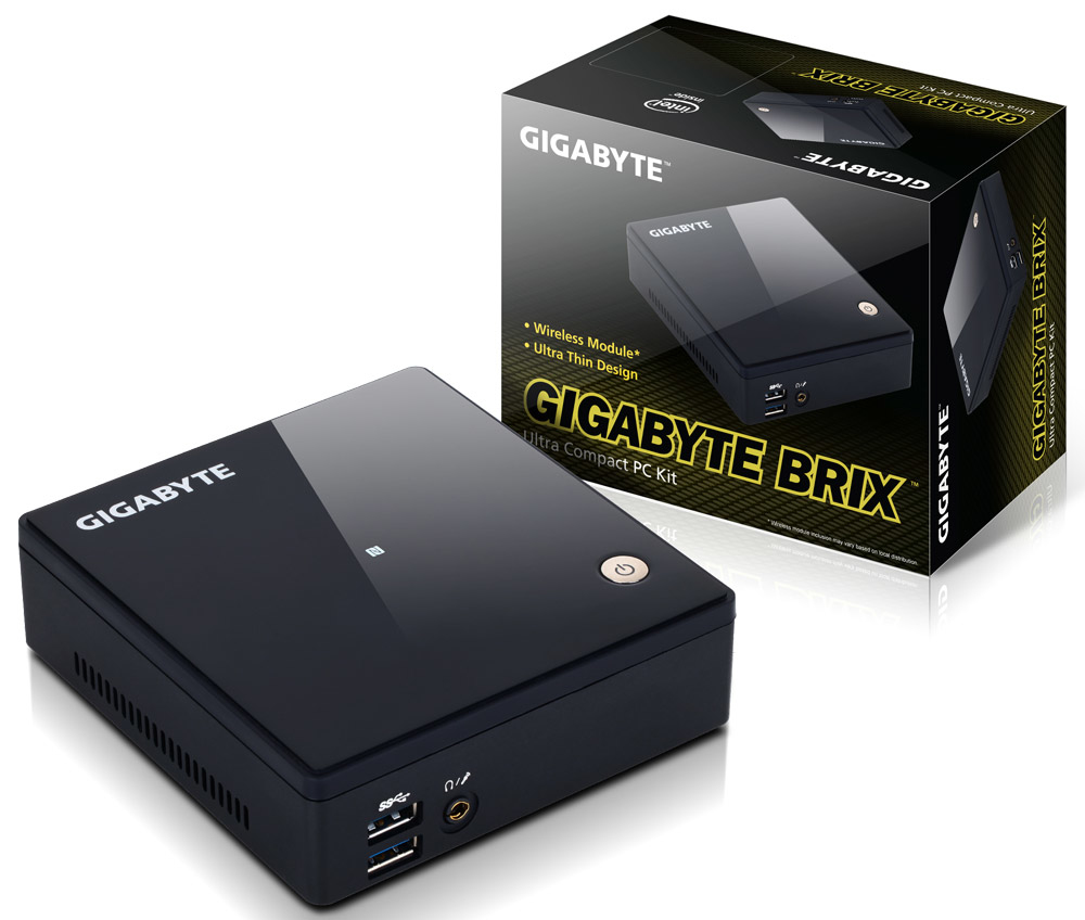 GIGABYTE GB-BXI7-5500 PC/workstation barebone UCFF Black i7-5500U BGA 1168 – image 2