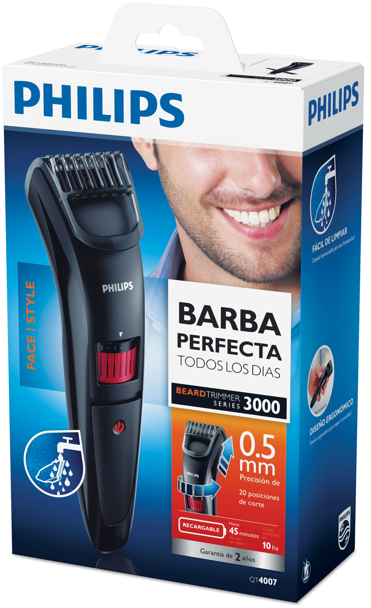 Philips BEARDTRIMMER Series 3000 QT4007/15 beard trimmer 20 – image 2