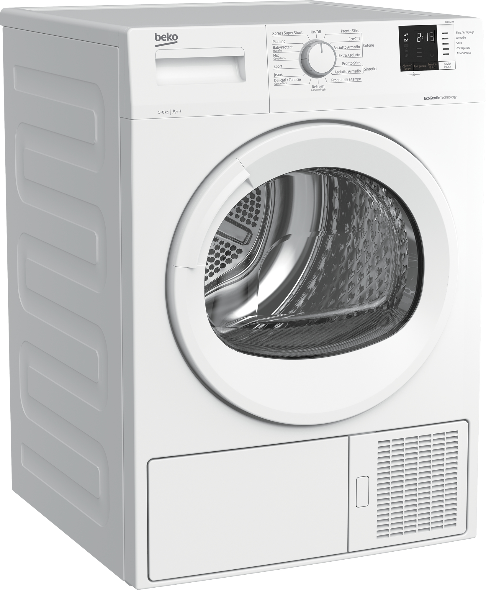 Beko DRX823W tumble dryer Freestanding Front-load – image 2