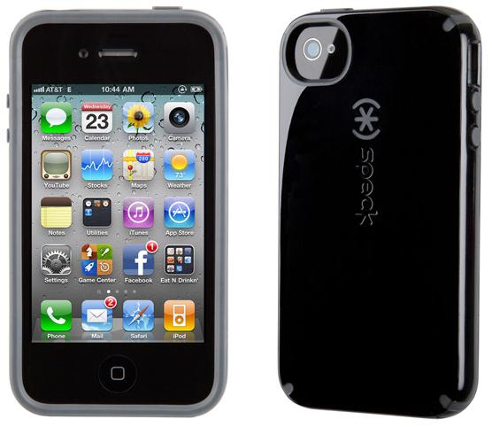 Cellularline SKCANDYSIPHONE4S1 mobile phone case Cover Black, Grey