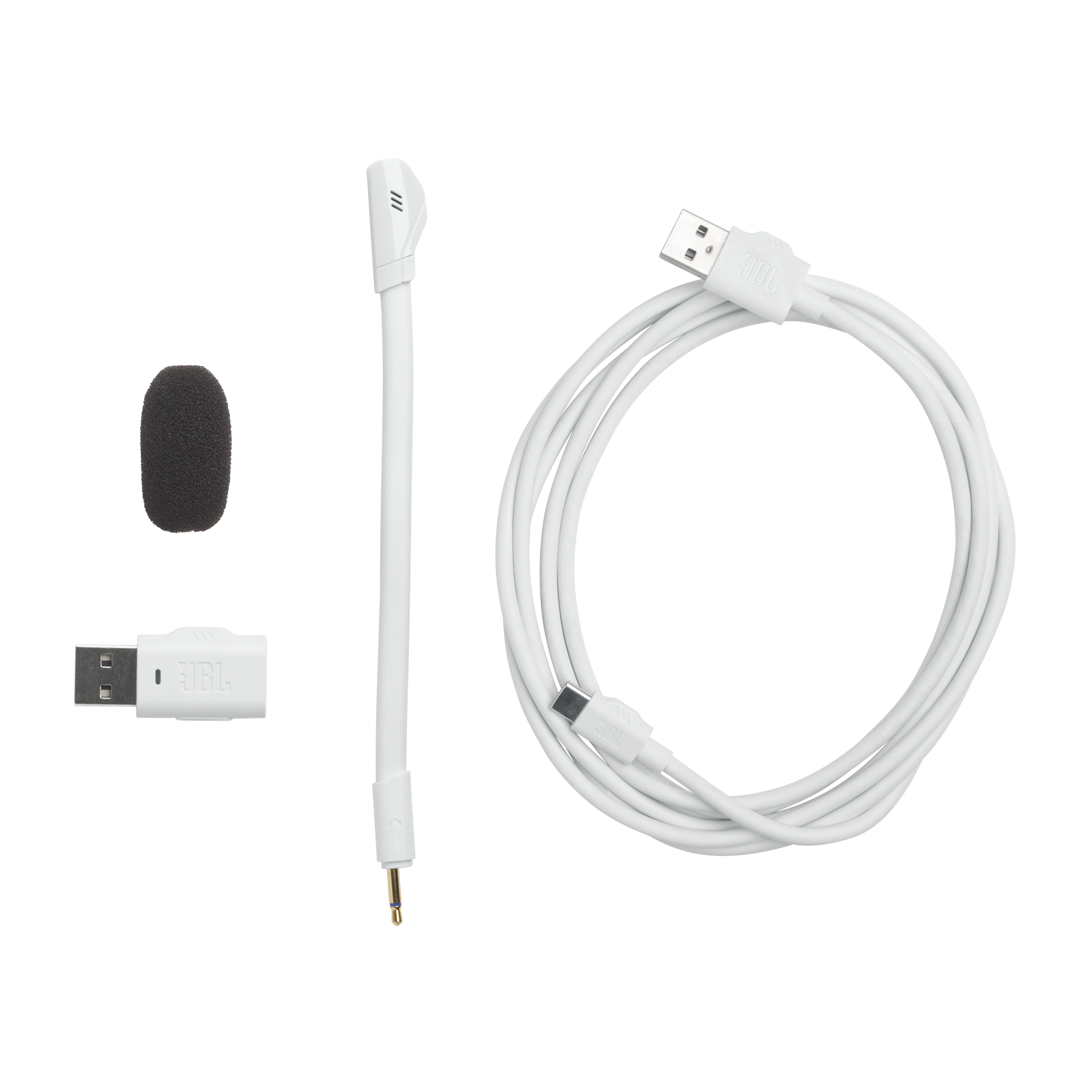 JBL Quantum 360P Headset Wireless Head-band Gaming USB Type-C Bluetooth Blue, White – image 9