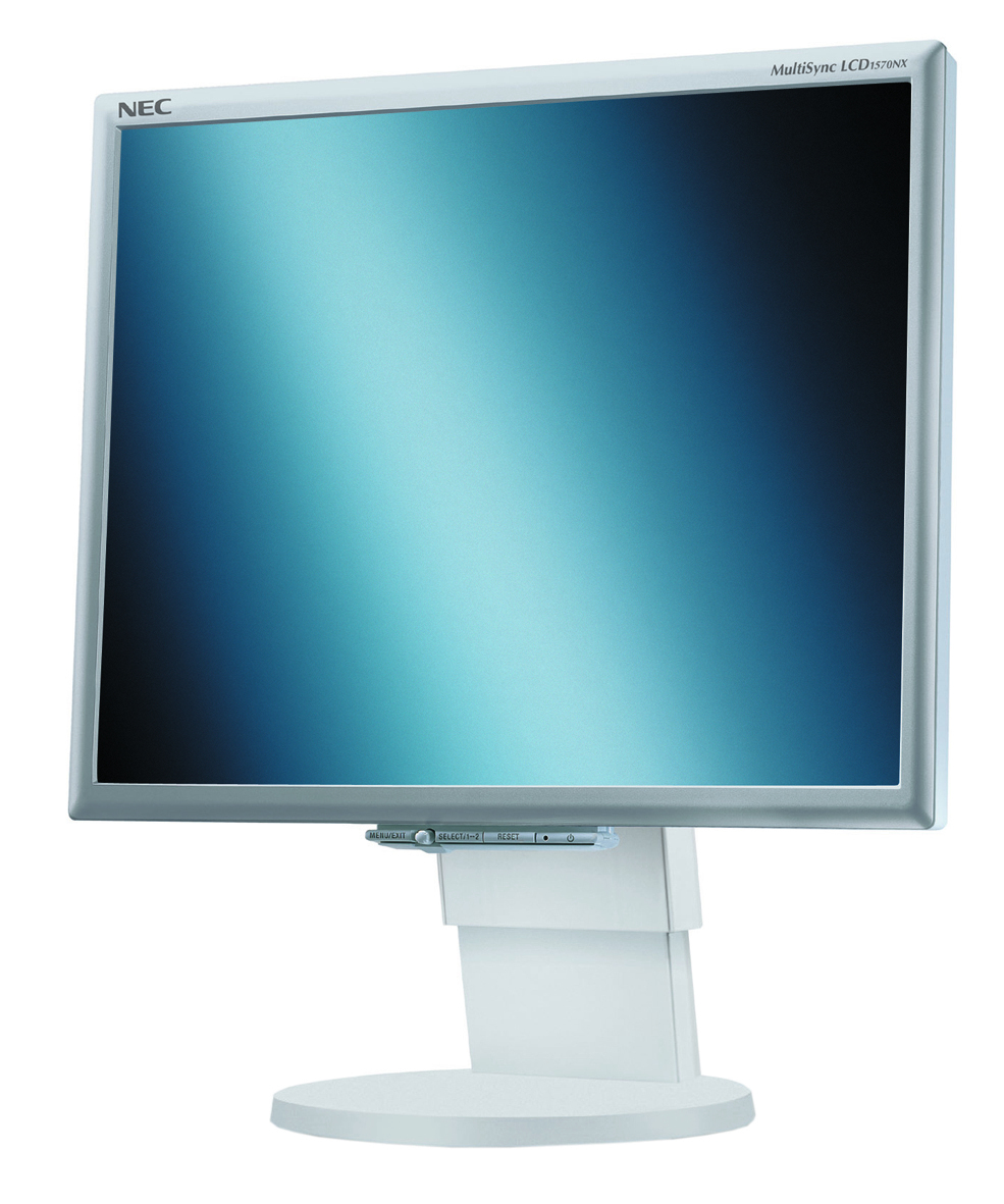 NEC MultiSync® LCD1570NX RoHS ( Silver front bezel, light grey back cabinet)