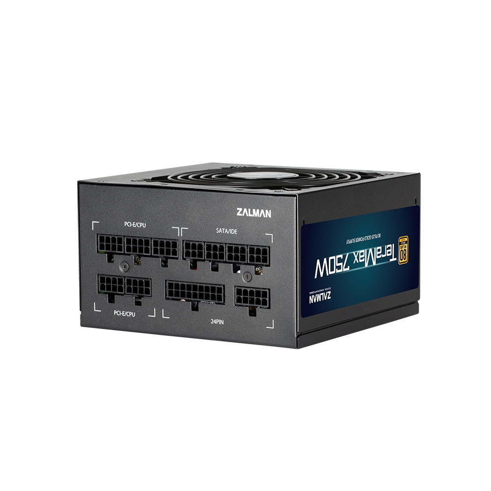 Zalman ZM750-TMX TerraMax 80 PLUS GOLD PSU 750W/Full-modular 99.9% Active PFC/Single – image 1