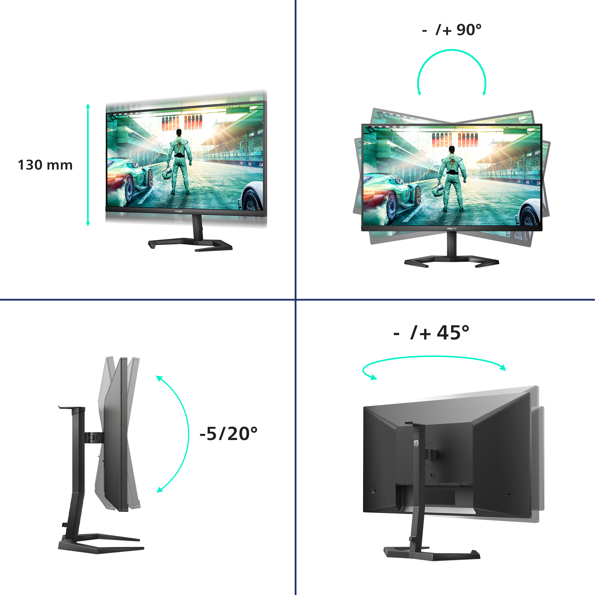 Philips Momentum 27M1N3200ZA/01 computer monitor – image 3