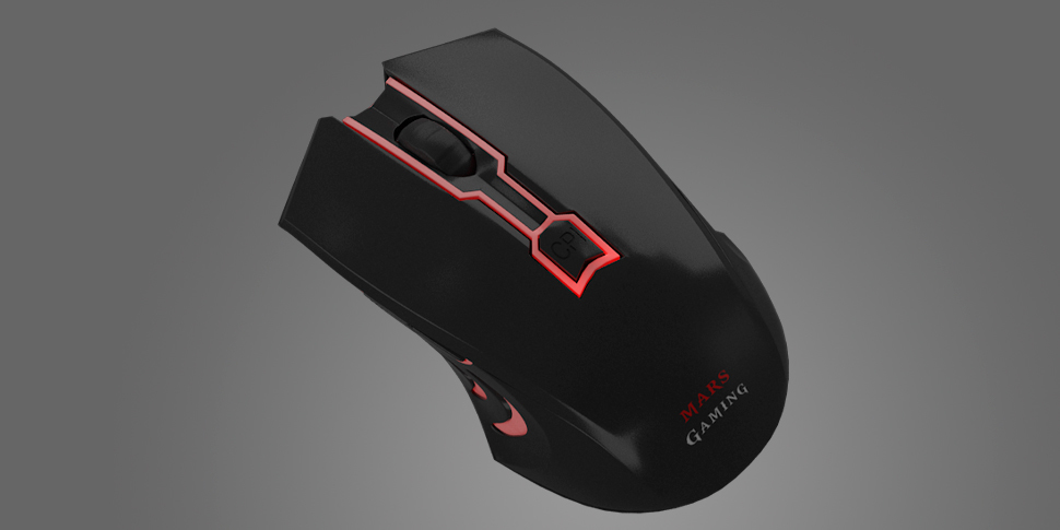 Mars Gaming MAM0 mouse Ambidextrous USB Type-A Optical 2800 DPI – image 6