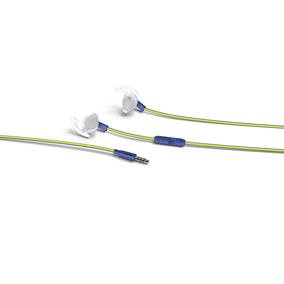 Hama 00184095 headphones/headset Wired In-ear Blue, Yellow – image 2