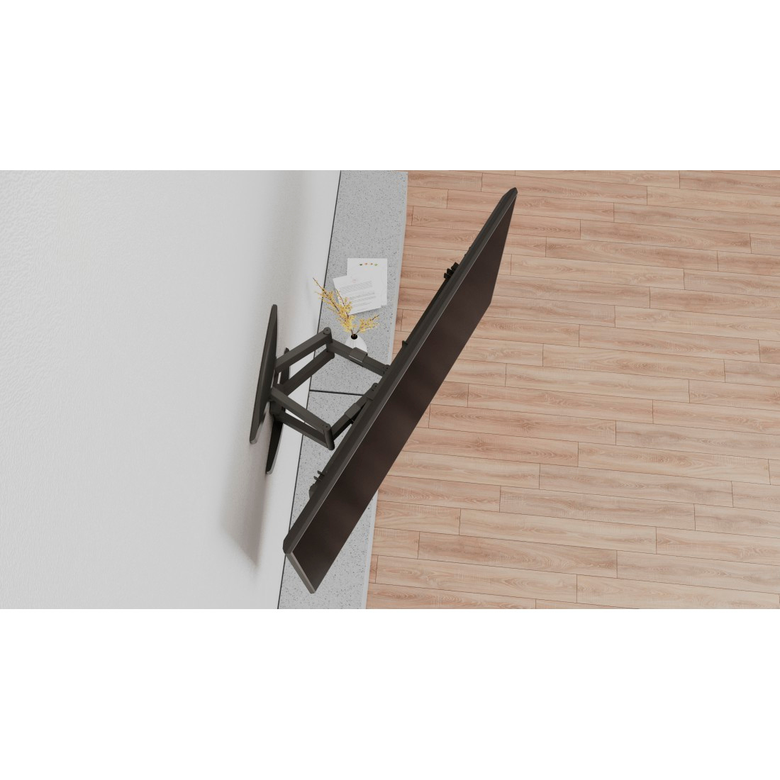 Hama 00220839 TV mount/stand 3.05 m (120") Black, White – image 2