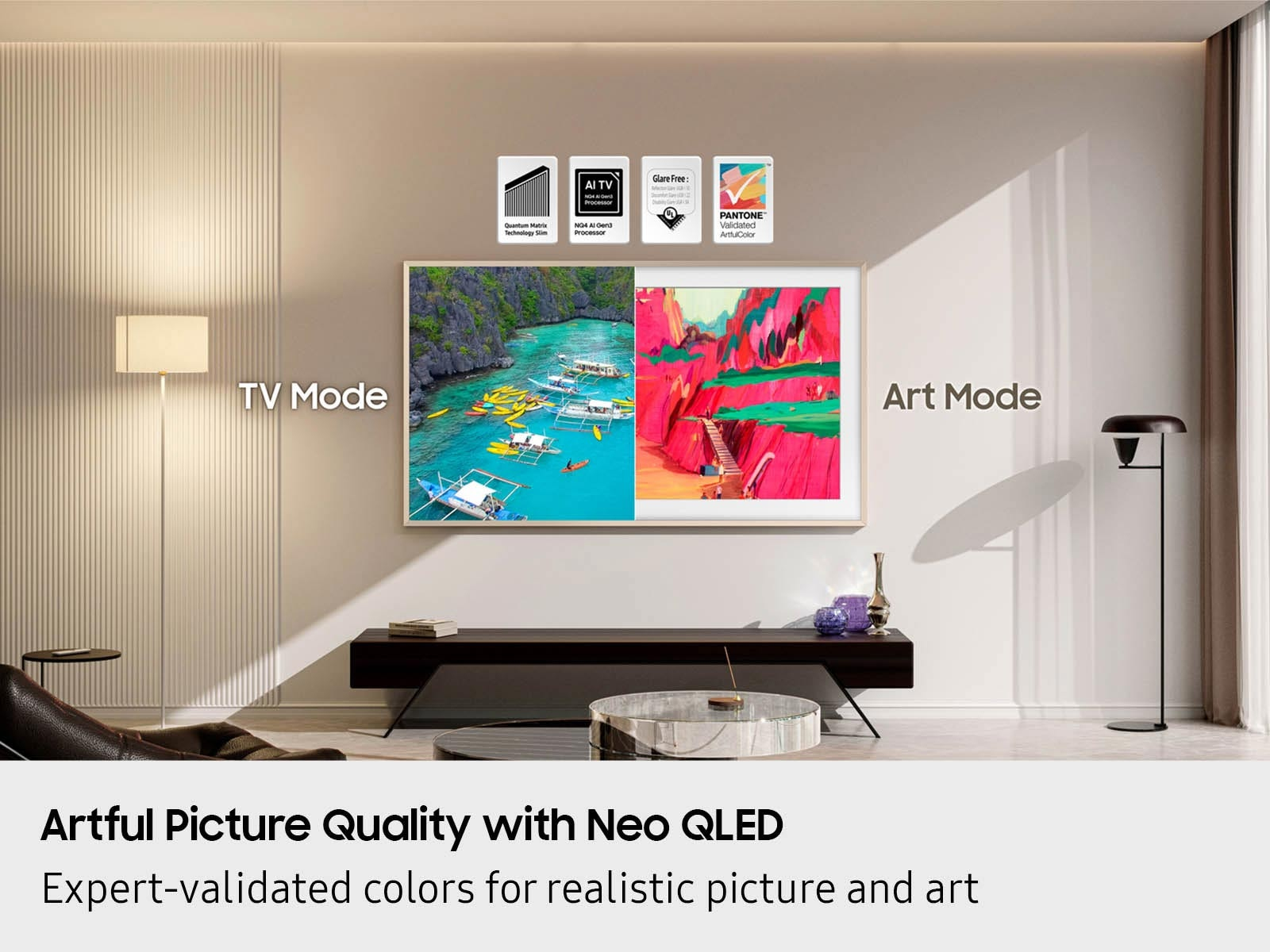 Samsung The Frame Pro QN85LS03FWFXZA TV 2.16 m (85") 4K Ultra HD Smart TV Wi-Fi Black – image 8