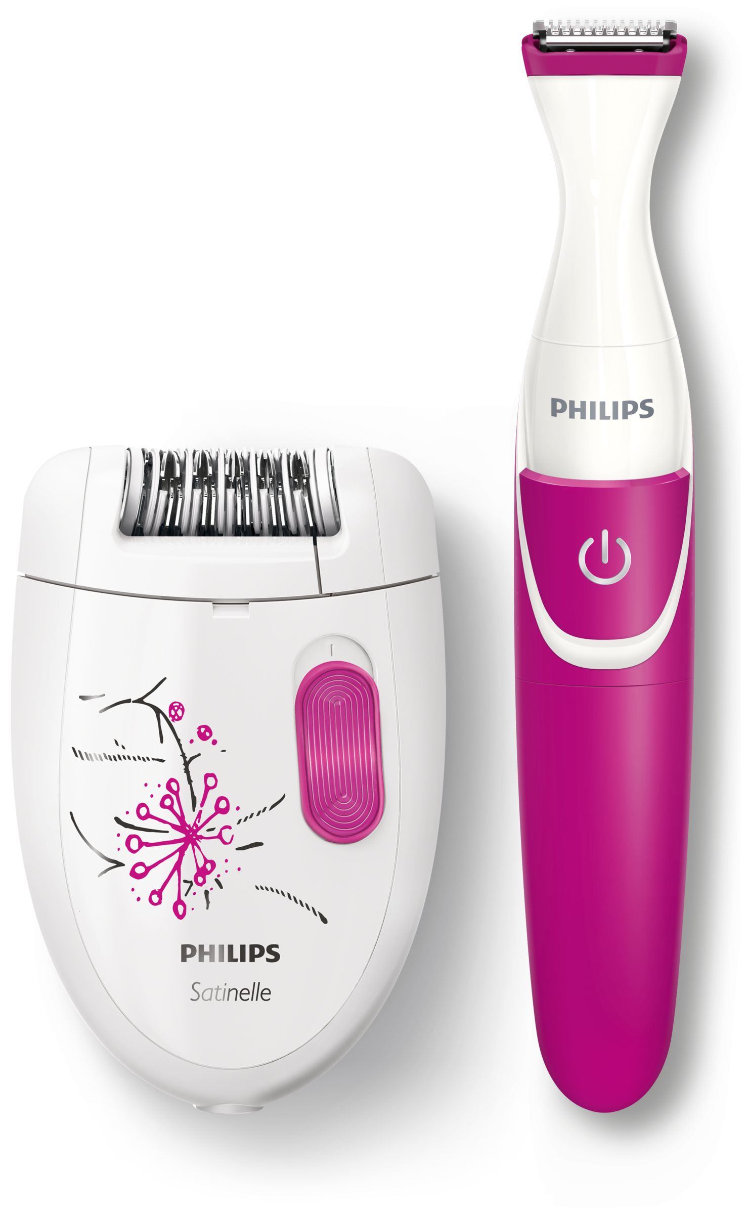 Philips Satinelle Essential HP6548/11 epilator Purple, White
